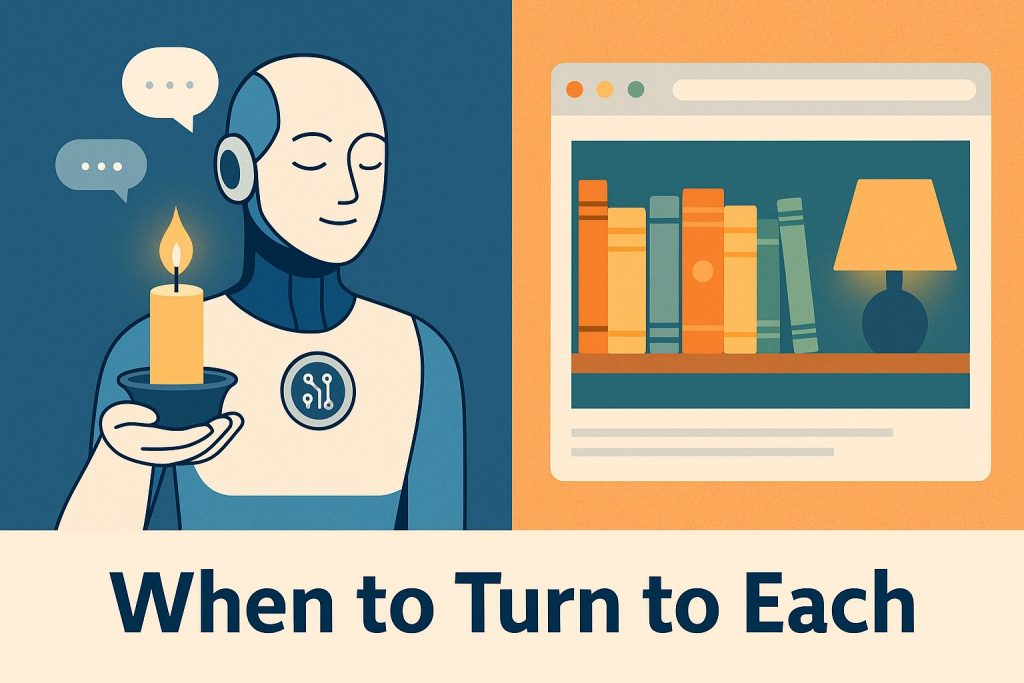 ianhollinsworth - AI vs Browser for Emotional Healing - When to Turn to Each