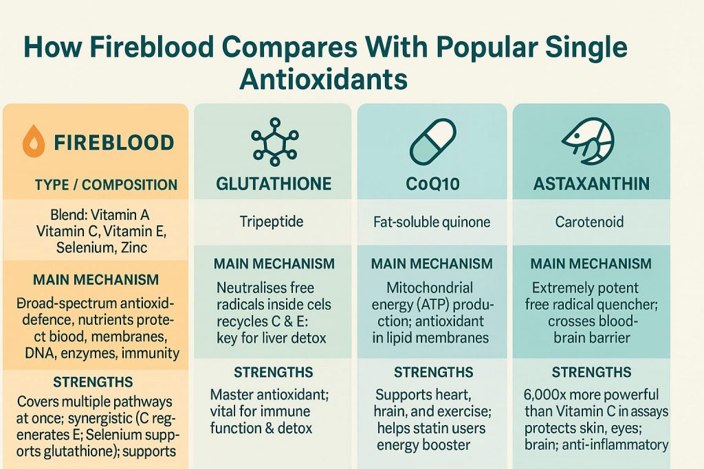 How Fireblood Compares