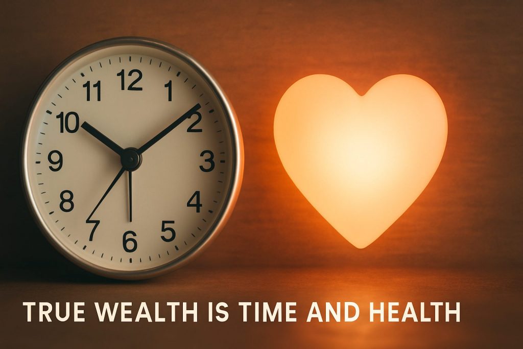 Ian Hollinsworth - True wealth is time and health