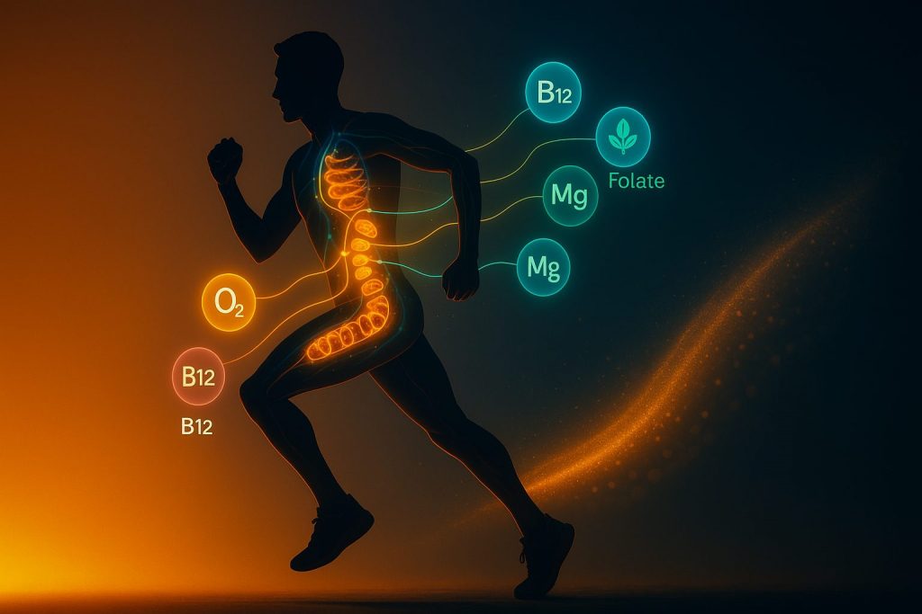 mitochondrial efficiency antioxidants and B-vitamins for endurance