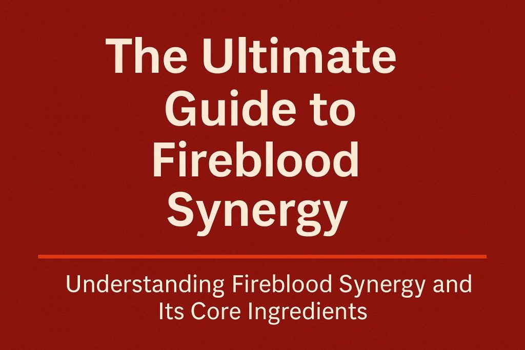 fireblood synergy core ingredients and pathways