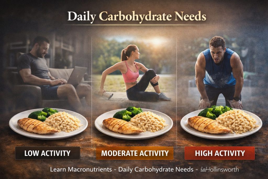 Learn Macronutrients – Daily Carbohydrate Needs – IanHollinsworth