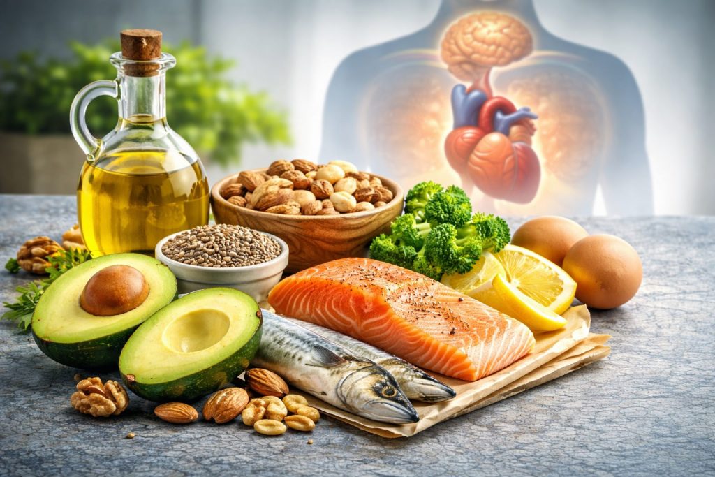 Fats supporting hormones brain function and long term energy