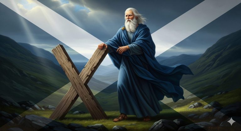 Ian Hollinsworth - Scotland flag and patron saint symbol – the Saltire with St Andrew’s Cross