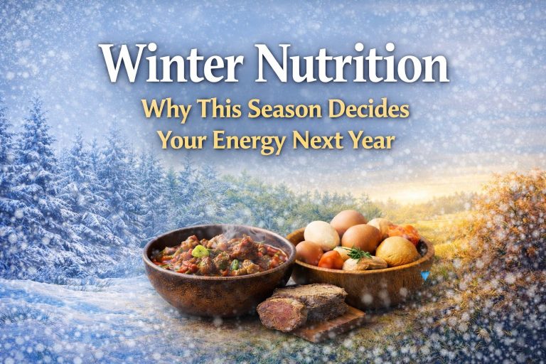 Winter nutrition supporting energy, recovery, and long-term human performance